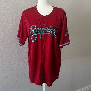 Diamondbacks Red Serpiente Replica Jersey
